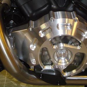 Alternator cover silver look through 1700