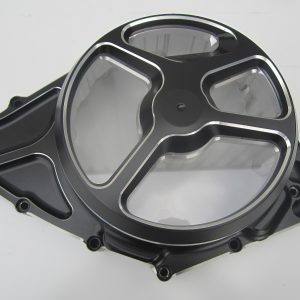 Alternator Cover Brabus Bi-Color black/silver