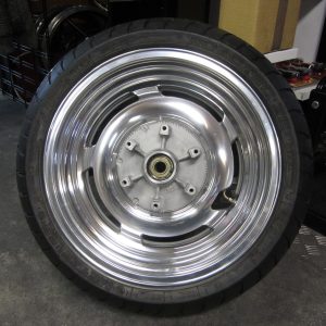 Roue avant deget y compris la bande, alu